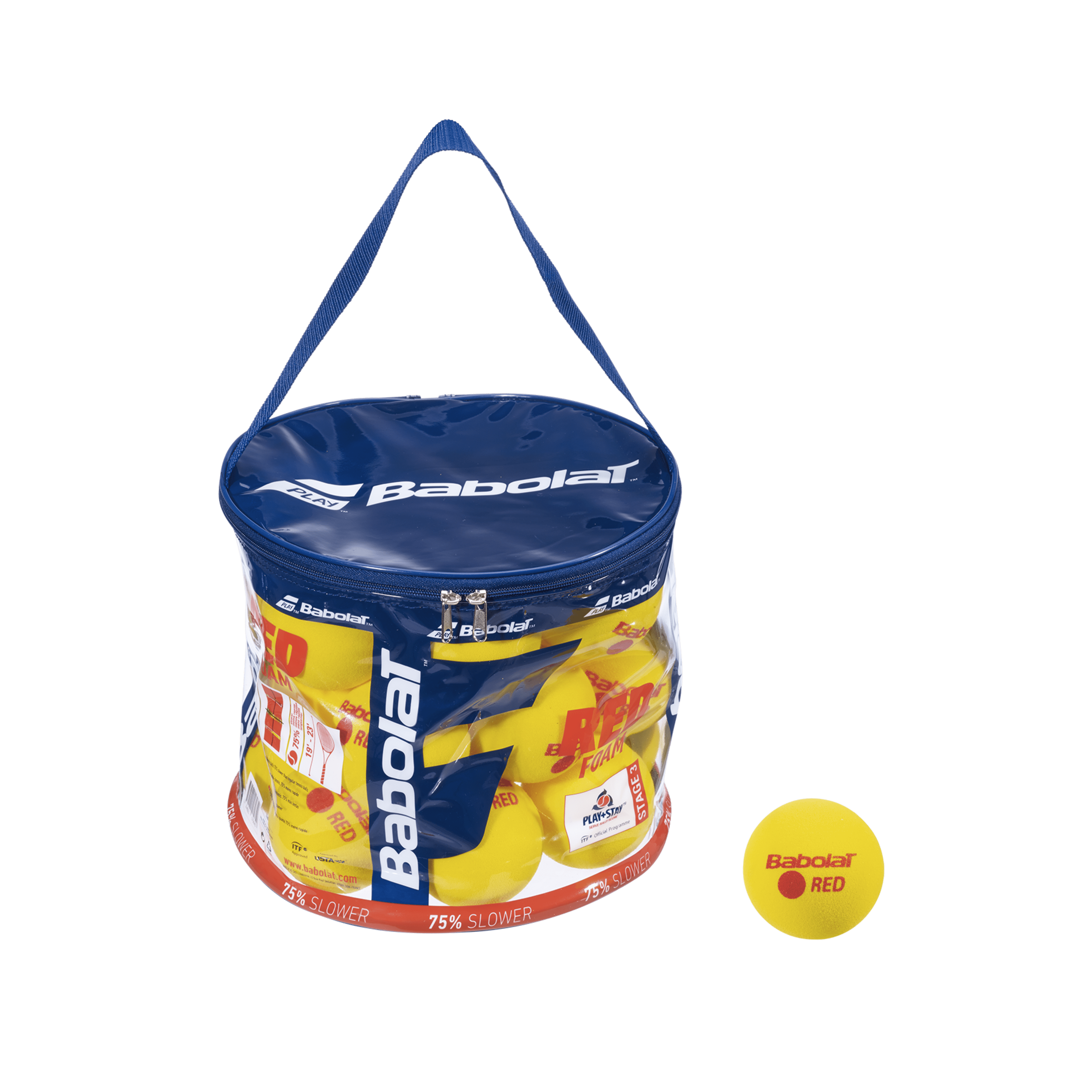 Tennis Balls Red Foam x24 Babolat Official site